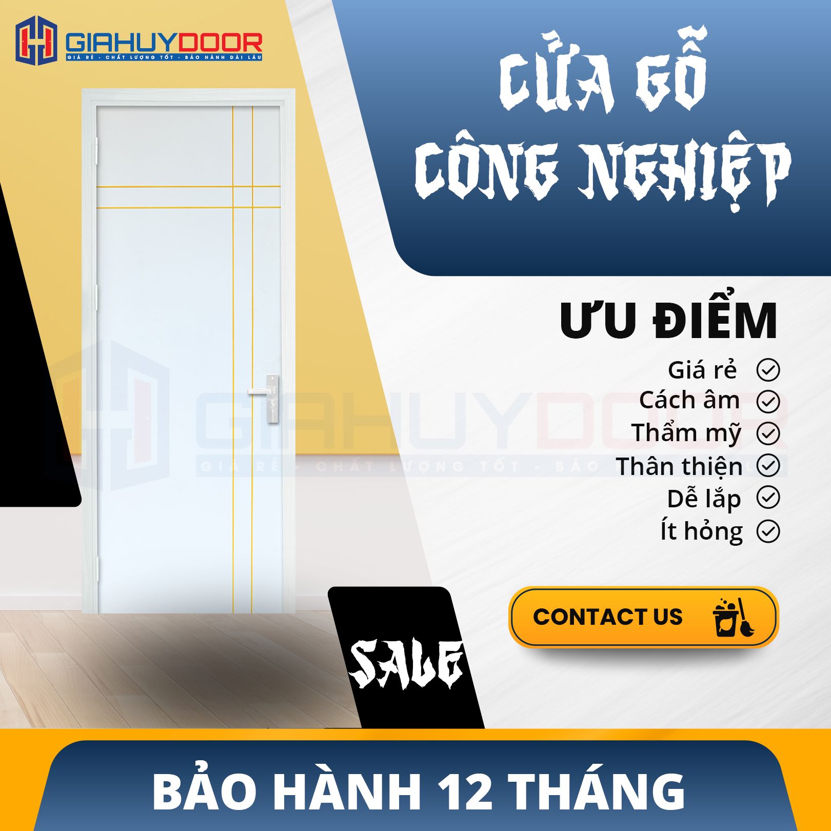 KHÁM PHÁ CỬA GỖ CÔNG NGHIỆP GIAHUYDOOR CHẤT LƯỢNG CAO, GIÁ TỐT